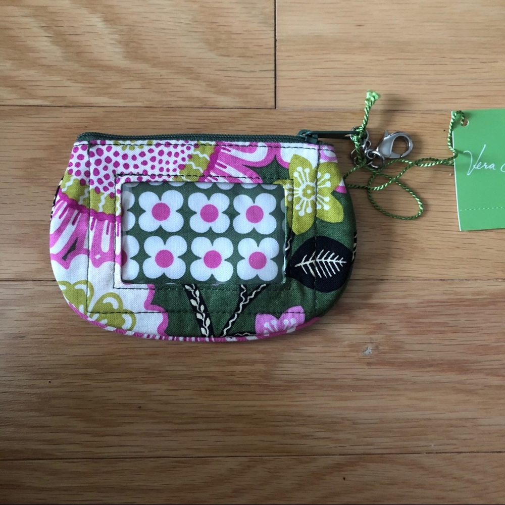 Vera Bradley clip zip ID wallet. New with tags.